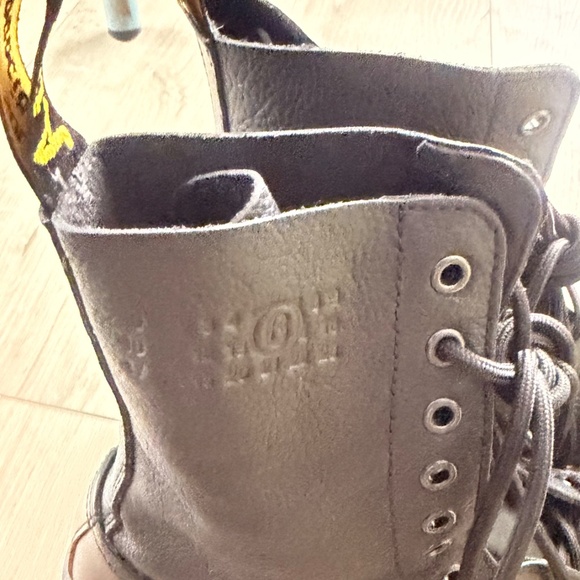 Dr Martens 1490 / 1461 MM6 LEATHER LACE UP BOOTS main image 7